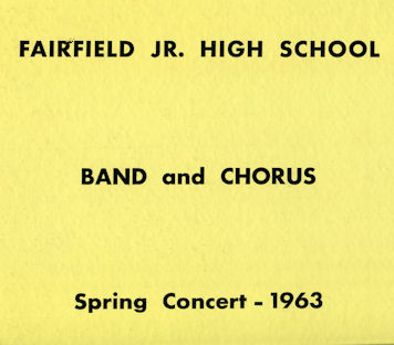 Fairfield Spring Concert - 1963